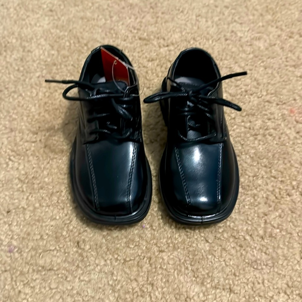 Deer Stag Toddler Boys Gabe Oxford Black Shoes, Size 9M